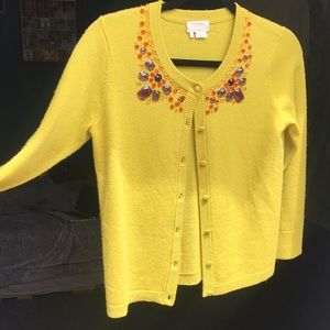 Yellow/ Green Cardigan